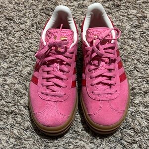 Adidas Women's Pink and Red Sneakers